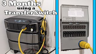 Using A Transfer Switch With the EcoFlow Delta Pro Ultra 3 Month Update [upl. by Antonia]