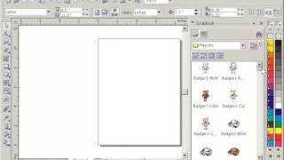 Corel Draw Adding Color Palettes [upl. by Gussman]