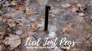 Bushcraft Issues Iced Out and Making Tools [upl. by Janna797]