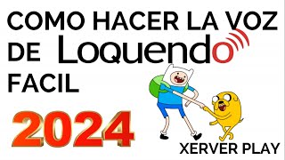 COMO HACER LA VOZ DE LOQUENDO PC EN COMPUTADORA [upl. by Sokcin]