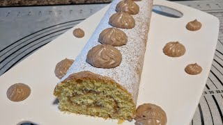 APPLE SPONGE ROLL rolls spongecaketasty baking yum desserts [upl. by Rosabelle]