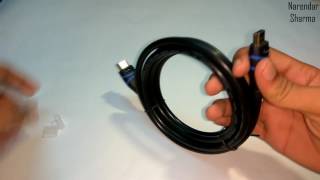 BlueRigger HDMI Cable 2M Unboxing amp Quick Overview Time Lapse Video [upl. by Beutler]