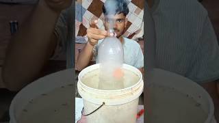 Water bottle to smoke 😮😮😮diy fyp experiment [upl. by Jc950]