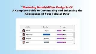 “Mastering DataGridView Design in C A Complete Guide to Customizing” [upl. by Beaston]