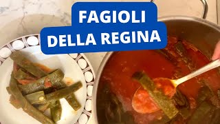 Fagioli della Regina RICETTA FACILE E VELOCE [upl. by Annalee689]