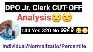 DPO Clerk CutOff Analysis 140 ରେ ହବ 350 ରେ ବି ହବନି KRUSNANSHU STUDYSTART [upl. by Adnahs477]