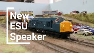 New ESU 35x18x11 Passive Radiator Speaker In a Bachmann 37 With Hifi Sound [upl. by Garratt]