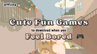 cute offline fun Games to play when bored ʕ⁠´⁠•⁠ᴥ⁠•⁠⁠ʔ [upl. by Aynahs316]