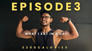 Episode 3  Full Day Of Eating  3200 calories  Day 3  Lean bulking  Telugu fitness [upl. by Saito953]