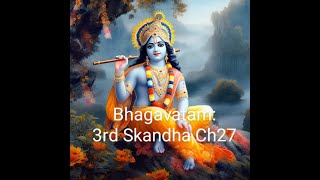 Daily Bhagavatam 55 How to realize the Self through Sankhya Yoga  3rd Skandha Ch27 [upl. by Blessington]