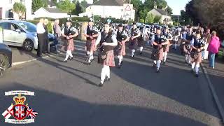 Ringsend Pipe Band  Gortagilly Coronation FB 120th Anniversary Parade 2023 [upl. by Eaneg]