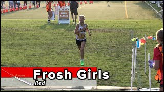 2023 XC  Woodbridge 4 Girls Frosh Red Finish Only [upl. by Acirrehs]