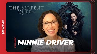 Minnie Driver on Becoming Elizabeth I in The Serpent Queen Season 2 Interview [upl. by Yecak]