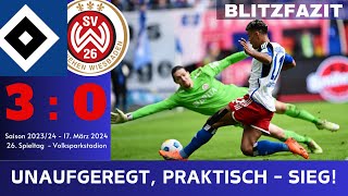 Scholles Blitzfazit  HSV 30 Wehen Wiesbaden  26 Spieltag  Saison 20232024  125 [upl. by Aerdnat712]