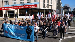 Solidariedade coa folga en Maitours Ferrol 61124 [upl. by Jermain]