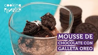 Mousse de chocolate con galleta Oreo sin huevo [upl. by Anwad333]