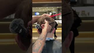 funny hashtag fypシ゚viral explore follow fun fouryou haircut barbershop hairstyle tutorial [upl. by Berstine]