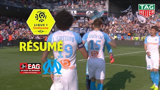 EA Guingamp  Olympique de Marseille  13   Résumé  EAG  OM  201819 [upl. by Hnib]