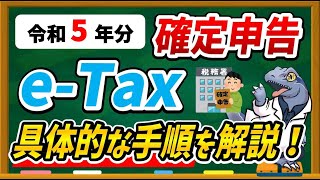 【令和５年分】eTaxで確定申告する具体的な方法・手順について徹底解説します！ [upl. by Franckot]