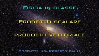 Prodotto scalare e prodotto vettoriale [upl. by Karli]