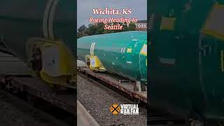 Wichita KS Boeing virtualrailfan shorts [upl. by Jadwiga447]