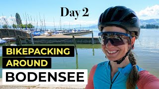 Lake Constance Cycle Path Bikepacking trip through Switzerland Austria and Germany  Day 2 [upl. by Neilson]