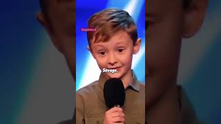 This Kid Roasts The Judges BGT shorts [upl. by O'Mahony]