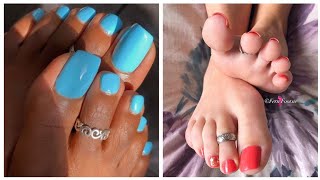 Different color of toe nail colors collection2023 [upl. by Eileme]