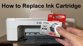 Canon PIXMA MG2522  PIXMA TS3322 How to ReplaceChange Ink Cartridges [upl. by Acceb]