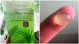 PATANJALI SOUNDARYA ALOE VERA GEL REVIEW IN TAMIL [upl. by Rundgren753]