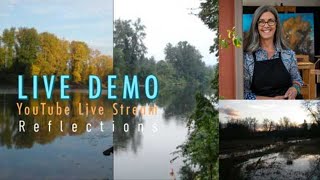 Free Pastel Live Stream Demonstration Water Reflections [upl. by Claudie]