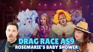 Drag Race AS9 Episode 9 Rosemaries Baby Shower The Rusical  Queening Out w Laganja and Joseph [upl. by Nittirb]