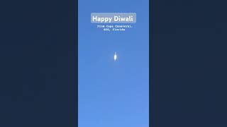 Happy Diwali from Cape Canaveral Florida SpaceX falcon9 [upl. by Kizzee]