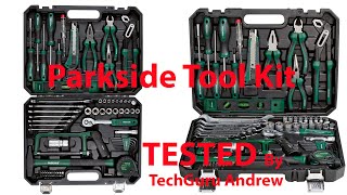 Parkside Tool Kit 95 Piece Set [upl. by Nahtahoj493]