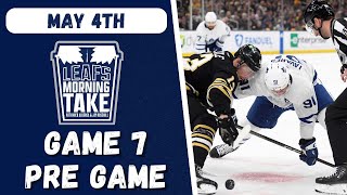 Leafs PreGame Take  LeafsBruins  Game 7 [upl. by Arhas]