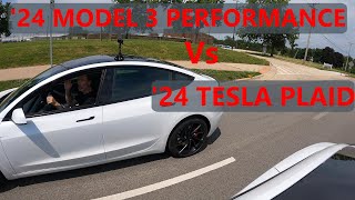 24 Model 3 Performance vs Plaid [upl. by Mauchi]