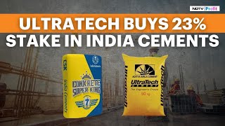 India Cements Shares Might Not React Rakesh Arora On UltraTech Cements Deal [upl. by Rebmyt]