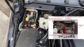 mercedes w204 ESL FAIL STUCK use this trick BYPASS and JUMP START YOUR CAR [upl. by Reginauld]