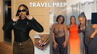 Travel prep to lagos  creating content with friends  new editor [upl. by Dlareme]