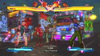 Street Fighter X Tekken Ranked Match Ryu X Cammy vs Dudley X Lars [upl. by Omari377]