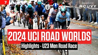 UCI Road World Championships 2024 Highlights  Under 23 Men Road Race [upl. by Nnairak]