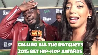 2015 BET HipHop Awards Ratchet Red Carpet  Britt Waters [upl. by Anerec]