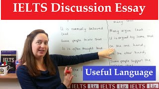 IELTS Discussion Essay Useful Academic Expressions [upl. by Ainak]