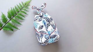 케이스없는 두개의 병포장법  Gift Wrapping Bottles  두개의 병을 한꺼번에 포장하기  손소독제 선물포장  손수건 활용 포장법 [upl. by Ergener]