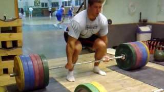 deadlift 330kg Rauno Heinla strongman [upl. by Kciredor544]