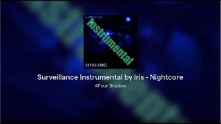 Surveillance Instrumental by Iris  Nightcore [upl. by Arraeic]