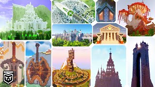 22 Epic Minecraft Mountain Bases Ranking the Best Builders [upl. by Ajed626]