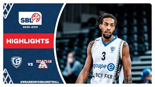 SBL 2021 Highlights  Fribourg Olympic vs BC Boncourt [upl. by Hewes]