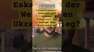 LangstreckenRaketen auf Moskau Eskaliert der Westen den Ukrainekrieg [upl. by Dranyl]