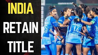 LIVE India Womens Hockey Team defeats China wins Asian Champions Trophy Sports Today [upl. by Dunaville]